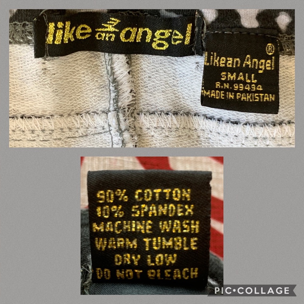 ❌EUC-LIKE AN ANGEL-Abstract JEGGINGS-S❌ - Picture 2 of 8